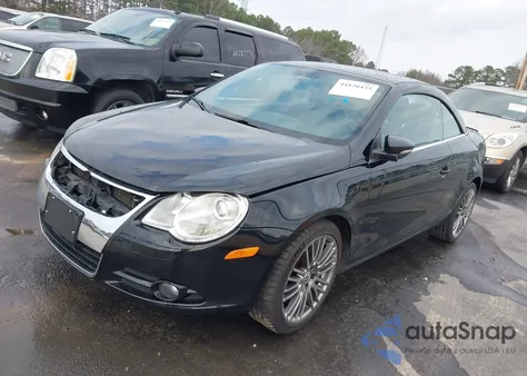 2011 Volkswagen Eos Komfort z USA, uszkodzony, nr VIN WVWBW7AH8BV003920
